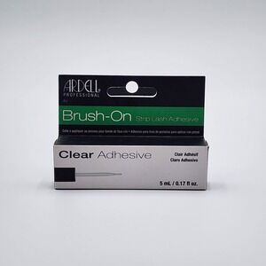 Ardell Brush On Strip Lash Adhesive Clear .17 Fl Oz New in Box